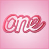 Cursive Number One Cookie Cutter