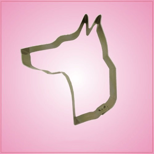 Doberman Pinscher Head Cookie Cutter 