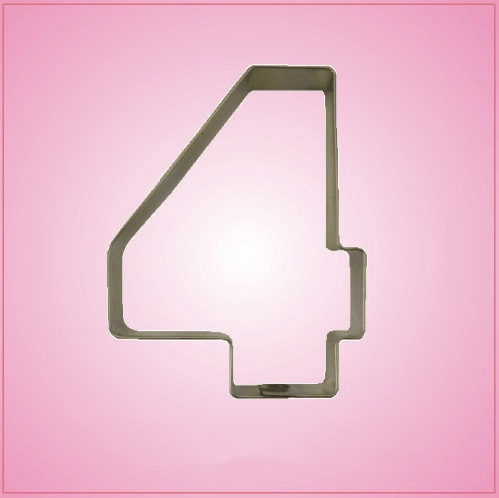 Fancy Number 4 Cookie Cutter 