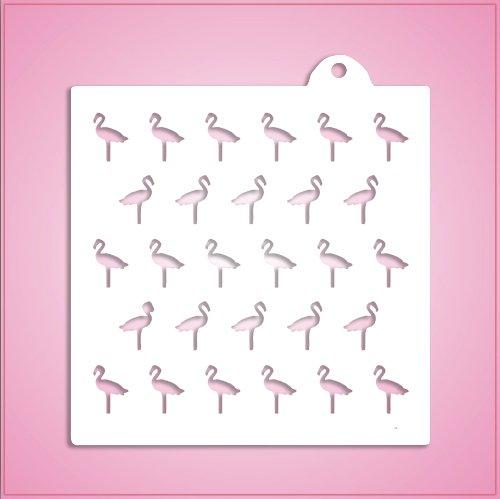 Flamingo Pattern Stencil