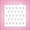 Flamingo Pattern Stencil