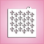 Fleur de lis Pattern Stencil