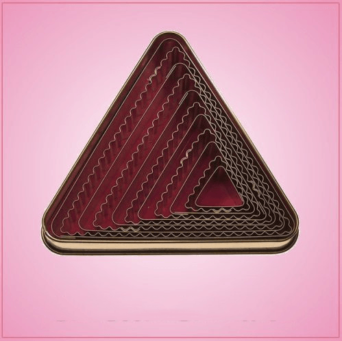 Fluted Triangle Cookie Cutter Set 