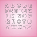 Fuchsia Letter Cookie Cutter Set 