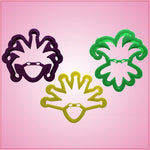 Full Face Mardi Gras Cookie Cutter Set