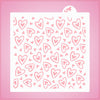 Fuller Hearts Pattern Stencil