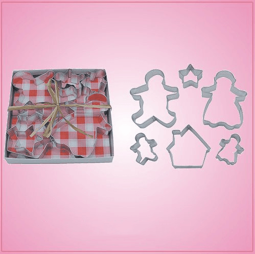 Gingerbread Family Cookie Cutter Set 