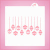 Hanging Ornaments Stencil