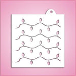 Holiday Lights Strand Stencil