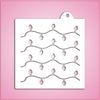 Holiday Lights Strand Stencil