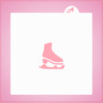 Ice Skate Stencil