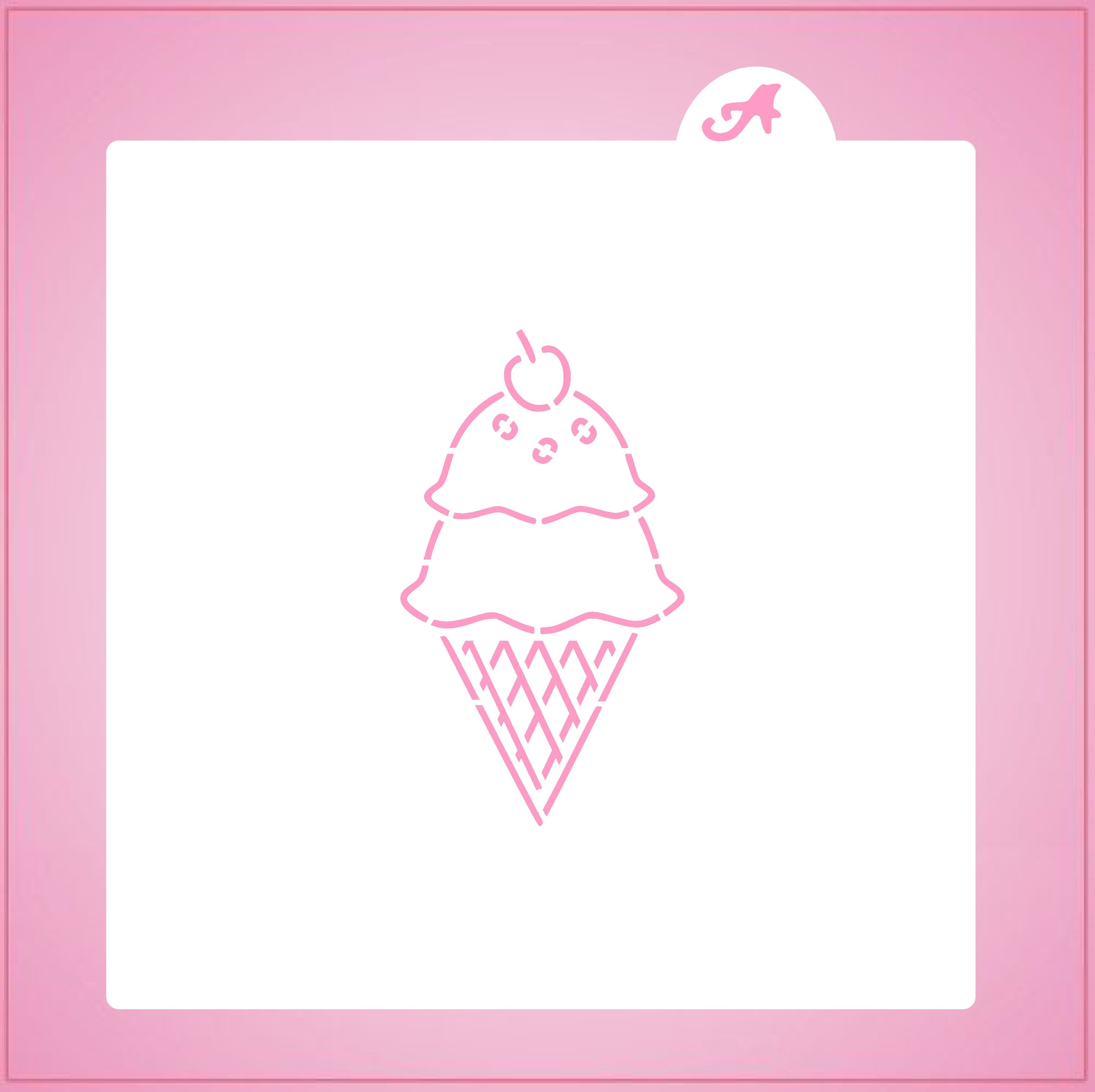 Ice Cream Cone PYO Stencil