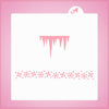 Ice And Snow Flurries Stencil