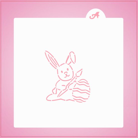 Painting Easter Bunny PYO Stencil