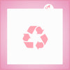 Recycle Symbol Stencil