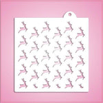 Reindeer Pattern Stencil