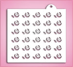 Rose Pattern Stencil
