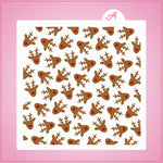 Rudolph Reindeer Pattern Stencil Set