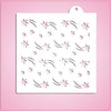 Shooting Stars Pattern Stencil
