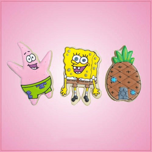 Spongebob Squarepants Cookie Cutter Set 