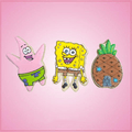 Spongebob Squarepants Cookie Cutter Set 