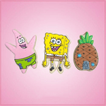 Spongebob Squarepants Cookie Cutter Set
