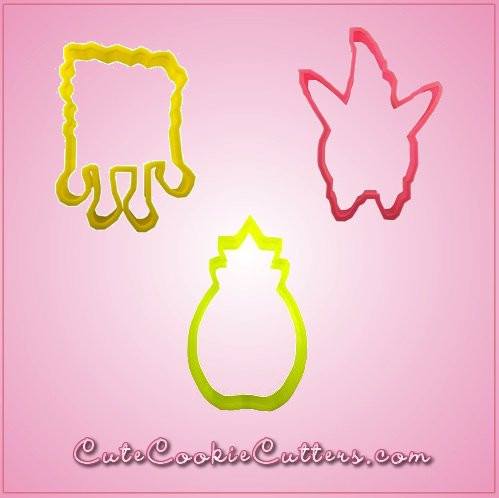 Spongebob Squarepants Cookie Cutter Set 