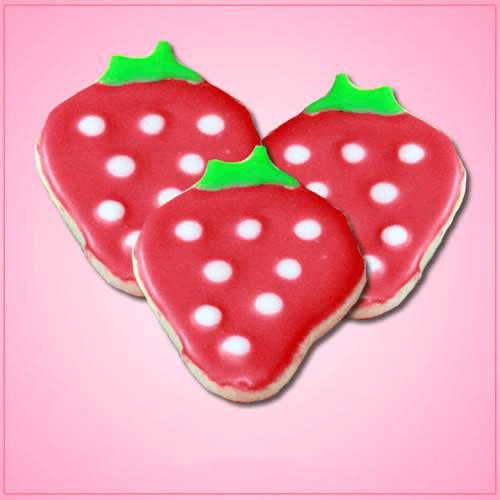Frosted Strawberry Cookies Cheap Cookie Cutters 