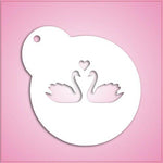 Swan Love Stencil