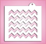 Thick Chevron Stripes Stencil