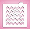 Thick Chevron Stripes Stencil