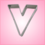 Letter V Cookie Cutter