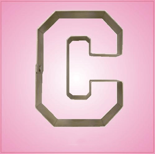 Varsity Letter C Cookie Cutter 