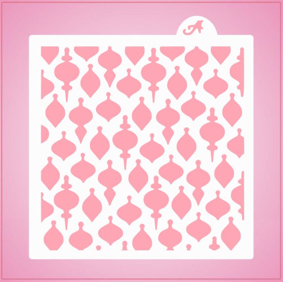 Vintage Ornaments Pattern Stencil