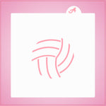 Volleyball Stencil