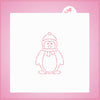 Winter Penguin PYO Stencil