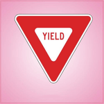 Yield Sign Cookie Cutter