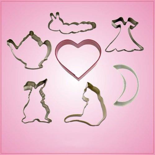 Alice in Wonderland Cookie Cutters Set Storybook Cookies