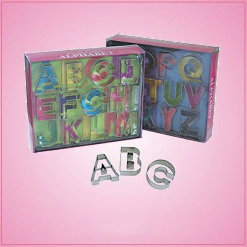 Alphabet Cookie Cutter Set - Deluxe