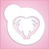 Antler Heart Stencil