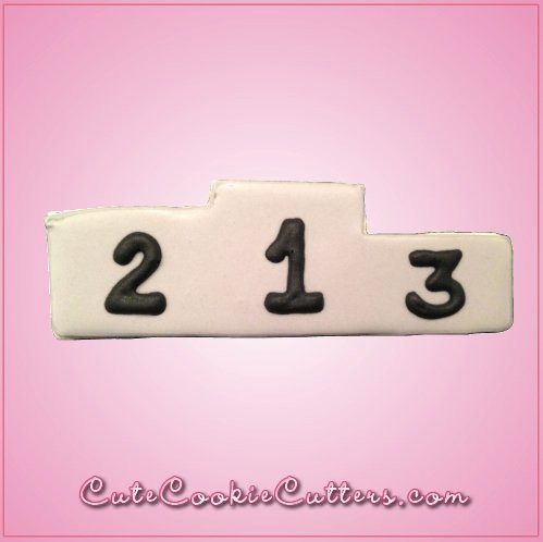 Award Podium Cookie Cutter