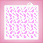 Baby Essentials Pattern Stencil