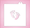 Baby Footprints Stencil