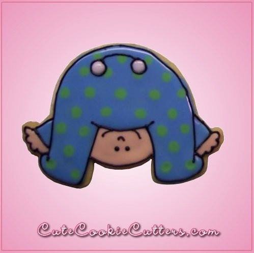 Baby Looking Through Legs Cookie Cutter 