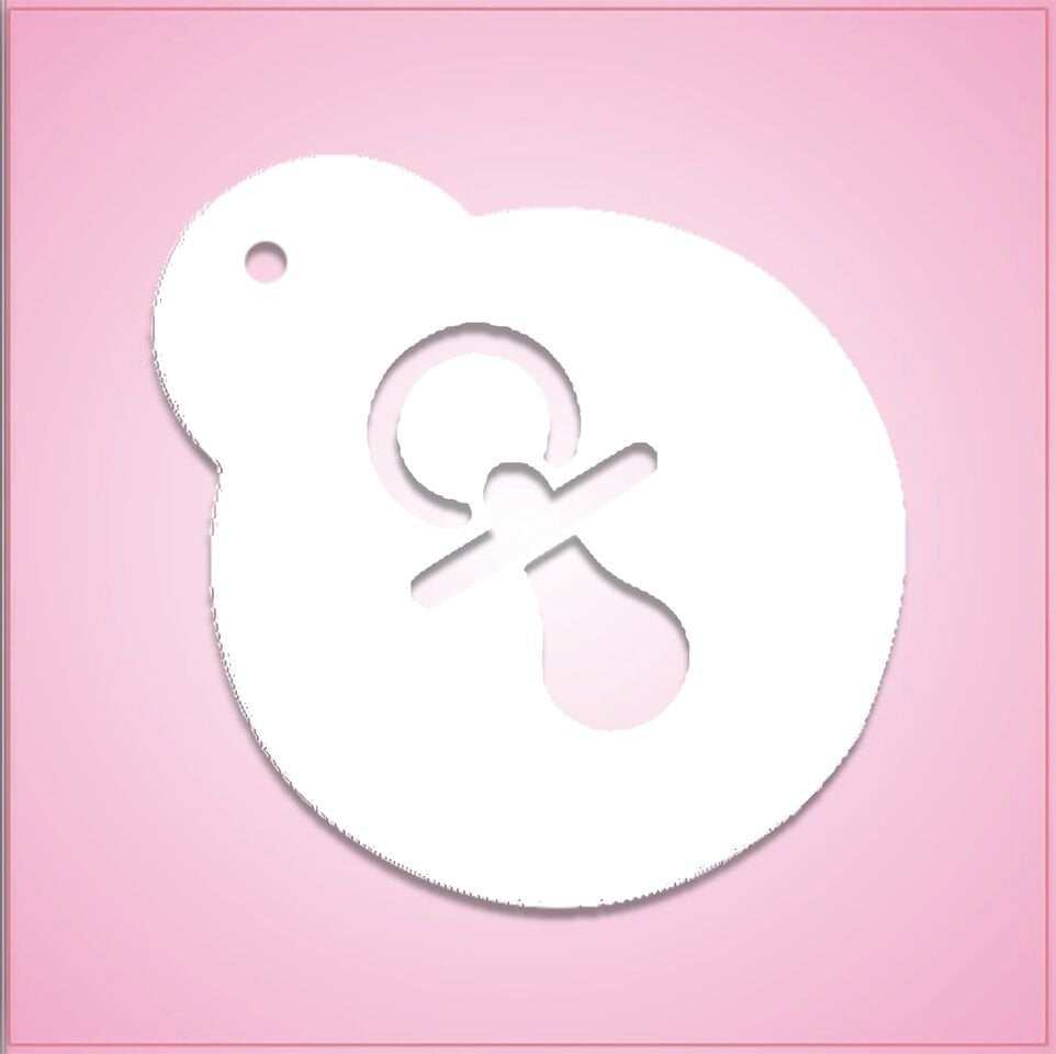 Baby Pacifier Stencil