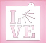 Basketball Love Stencil