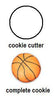Basketball Cookie Cutter