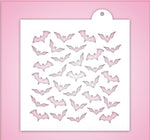 Bats Pattern Stencil