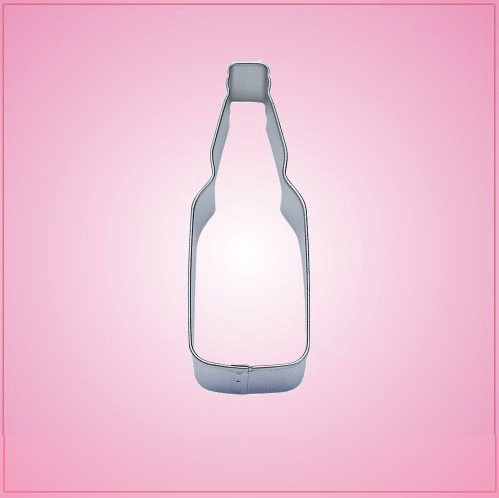 Tin-plated Beer Bottle Cookie Cutter