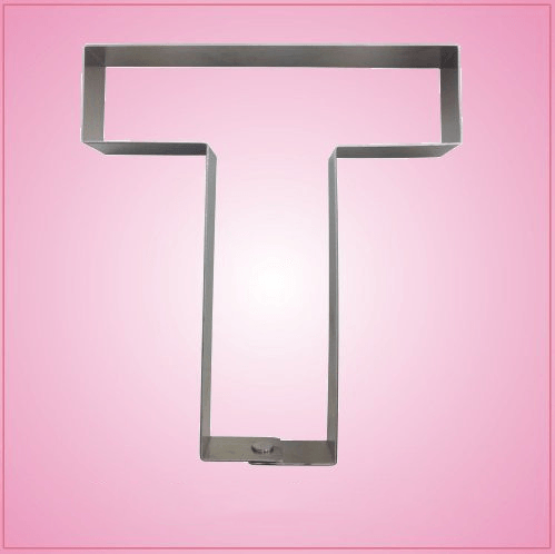 Big Letter T Cookie Cutter